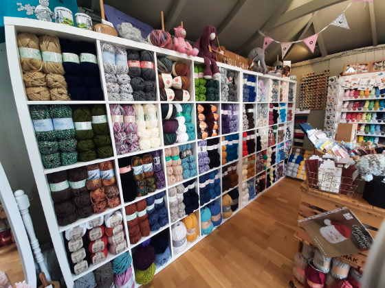 Inside the Wool Shak Shop